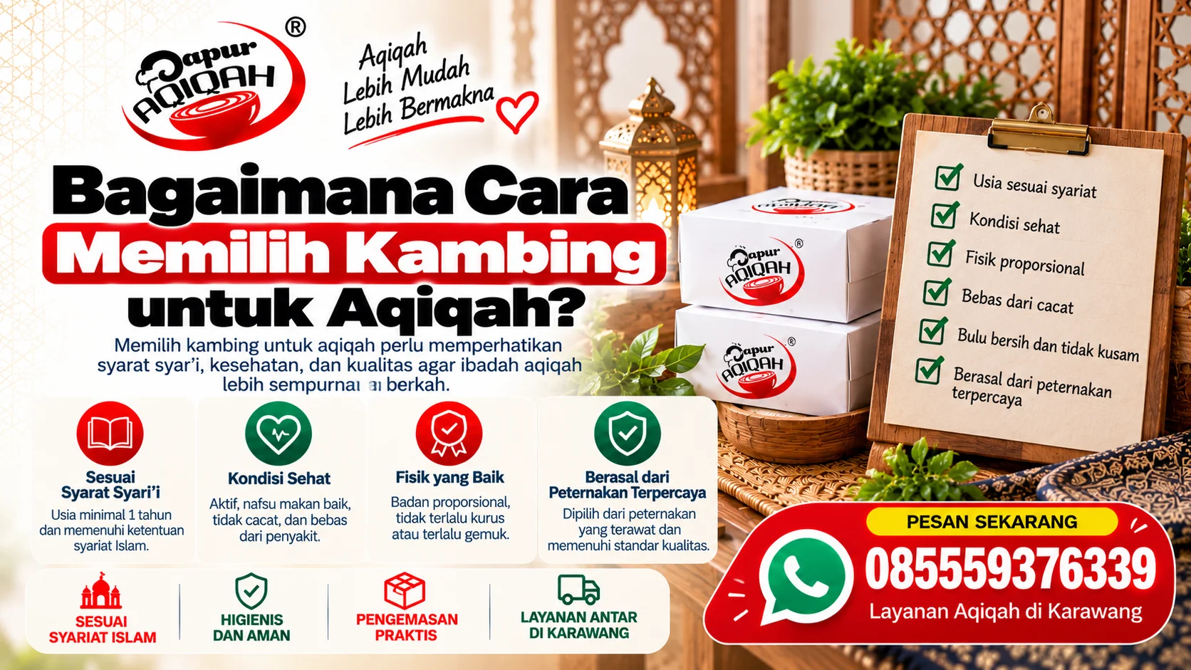 Bagaimana Cara Memilih Kambing untuk Aqiqah?