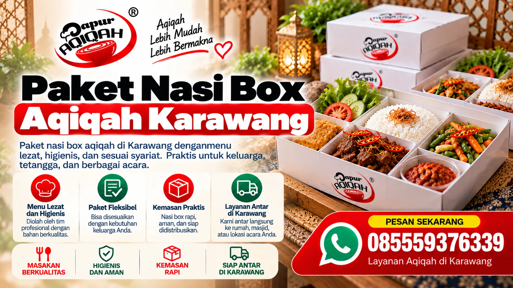 Paket Nasi Box Aqiqah Karawang